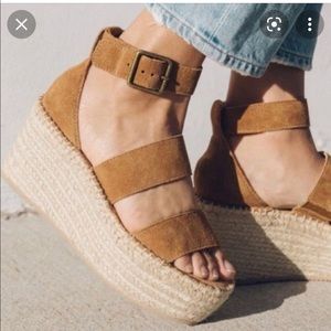 Soludos Palma Suede Espadrille Platform Sandals